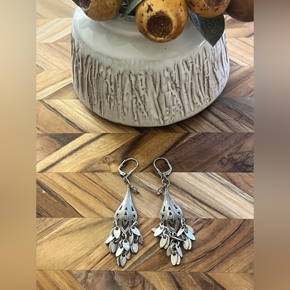 Jewelry - Elegant Silver Chandelier Earrings